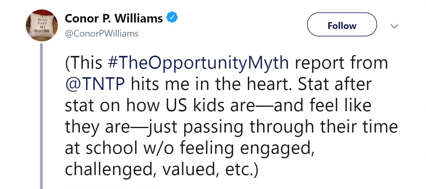 Conor Williams of The Century Foundation