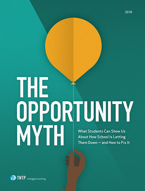 The Opportunity Myth publication cover.