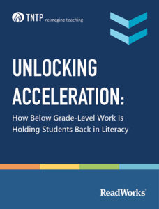 Unlocking Acceleration publication cover.