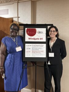 Photo of Latrecia Lewis and Dr. Louise Losos standing side by side